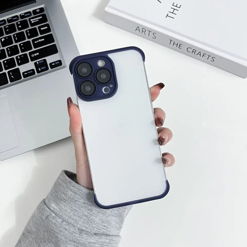 Real Bare Four Corner Protector For iPhone