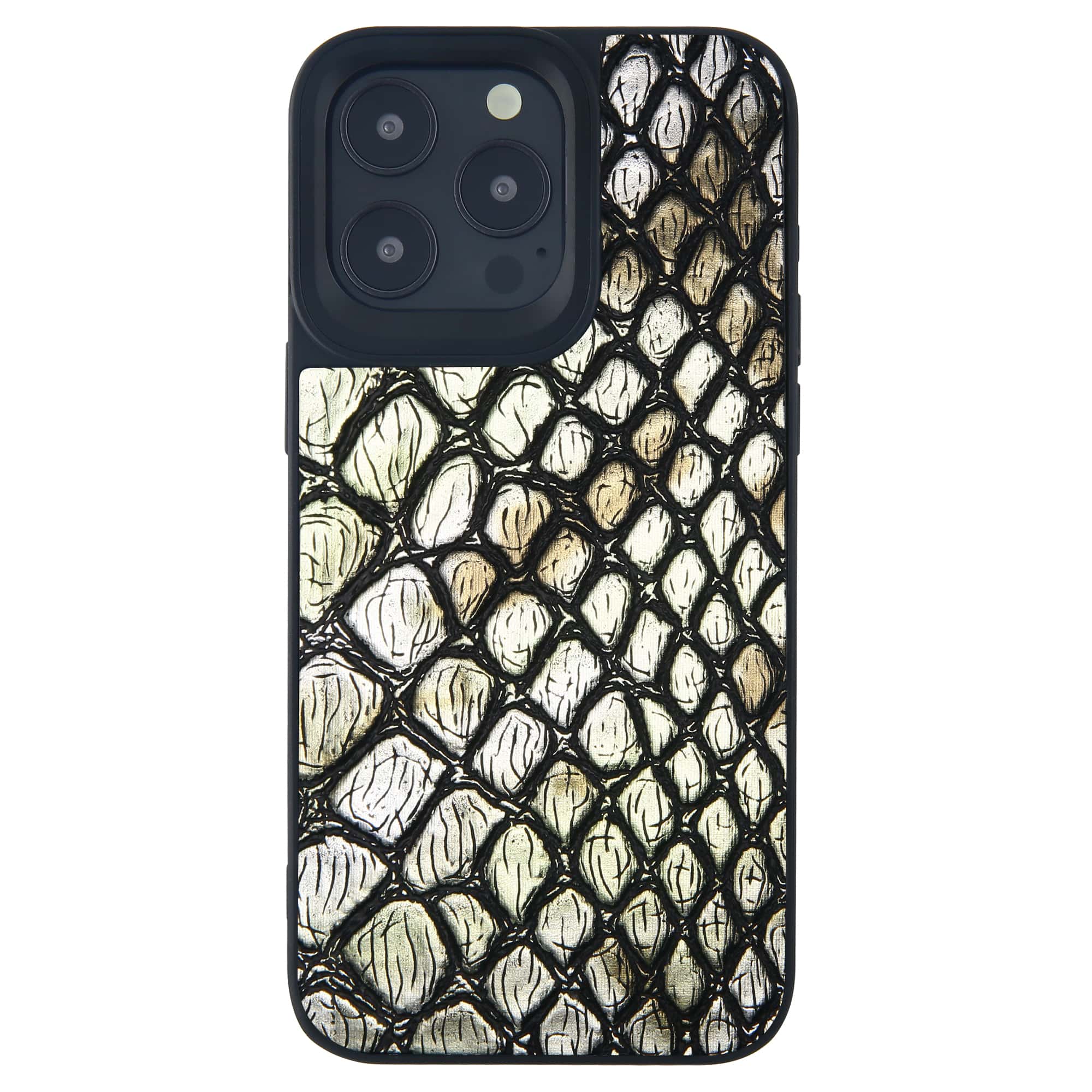 gradient colorful crocodile iphone 15 pro case