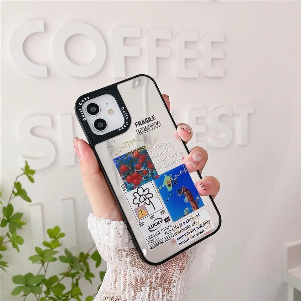 Custom Mirror Phone Case Hard Back