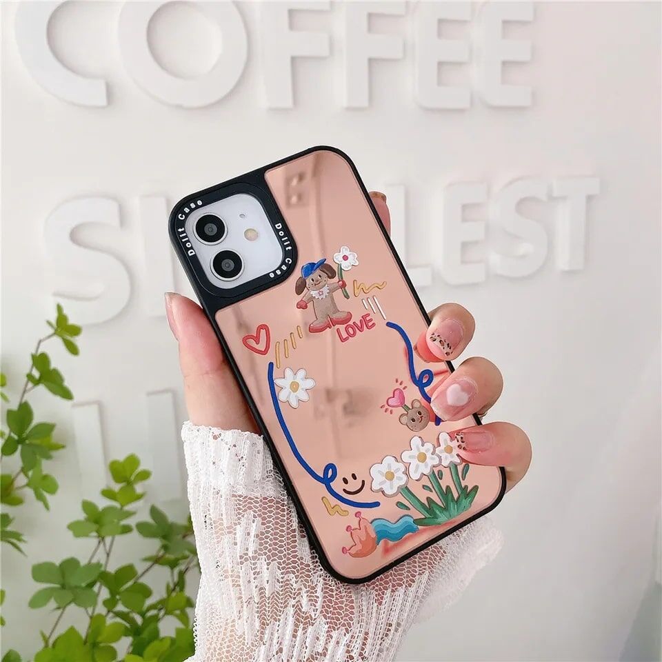 Custom Mirror Phone Case Hard Back