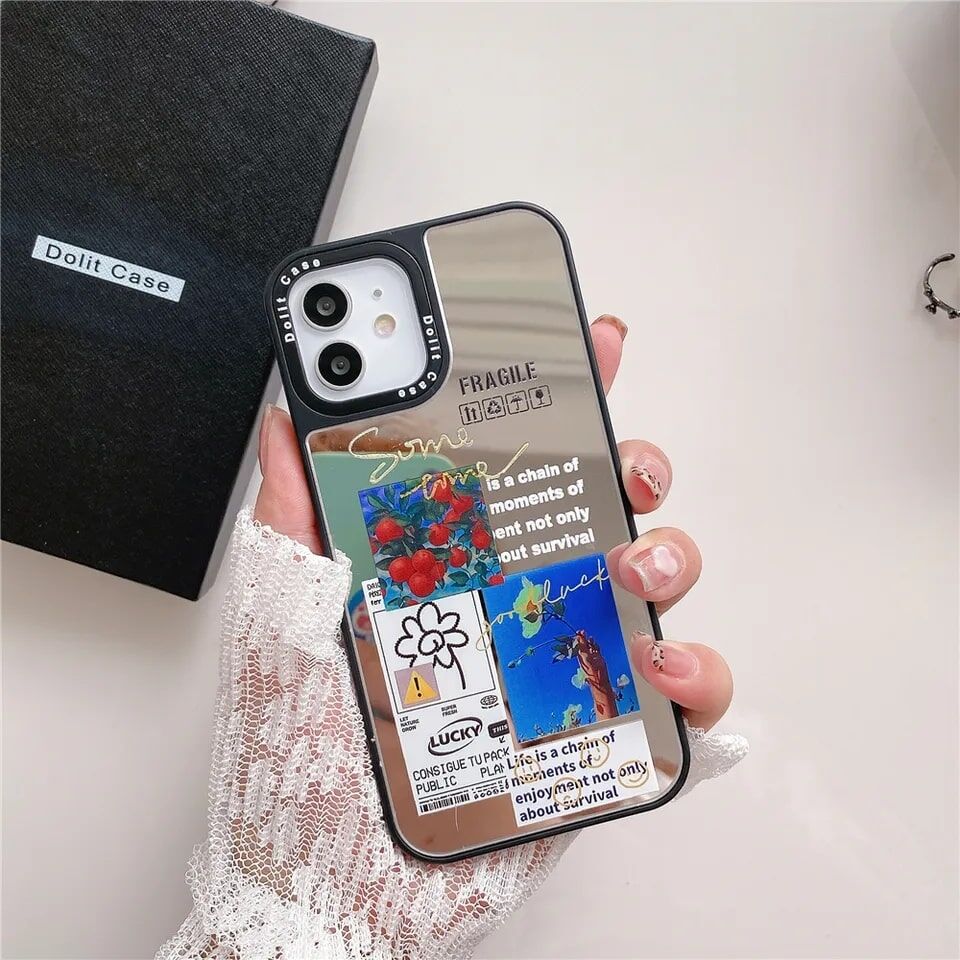 Custom Mirror Phone Case Hard Back