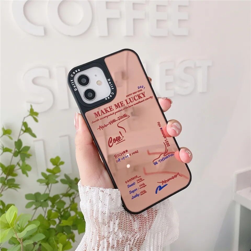 Custom Mirror Phone Case Hard Back
