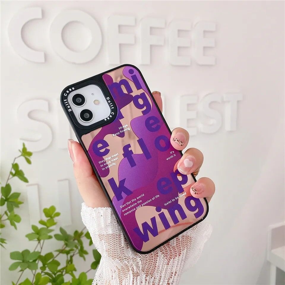 Custom Mirror Phone Case Hard Back