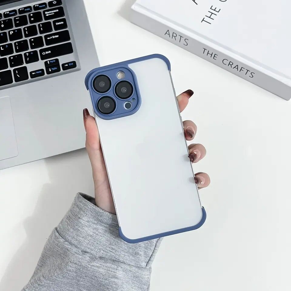 Real Bare Four Corner Protector For iPhone