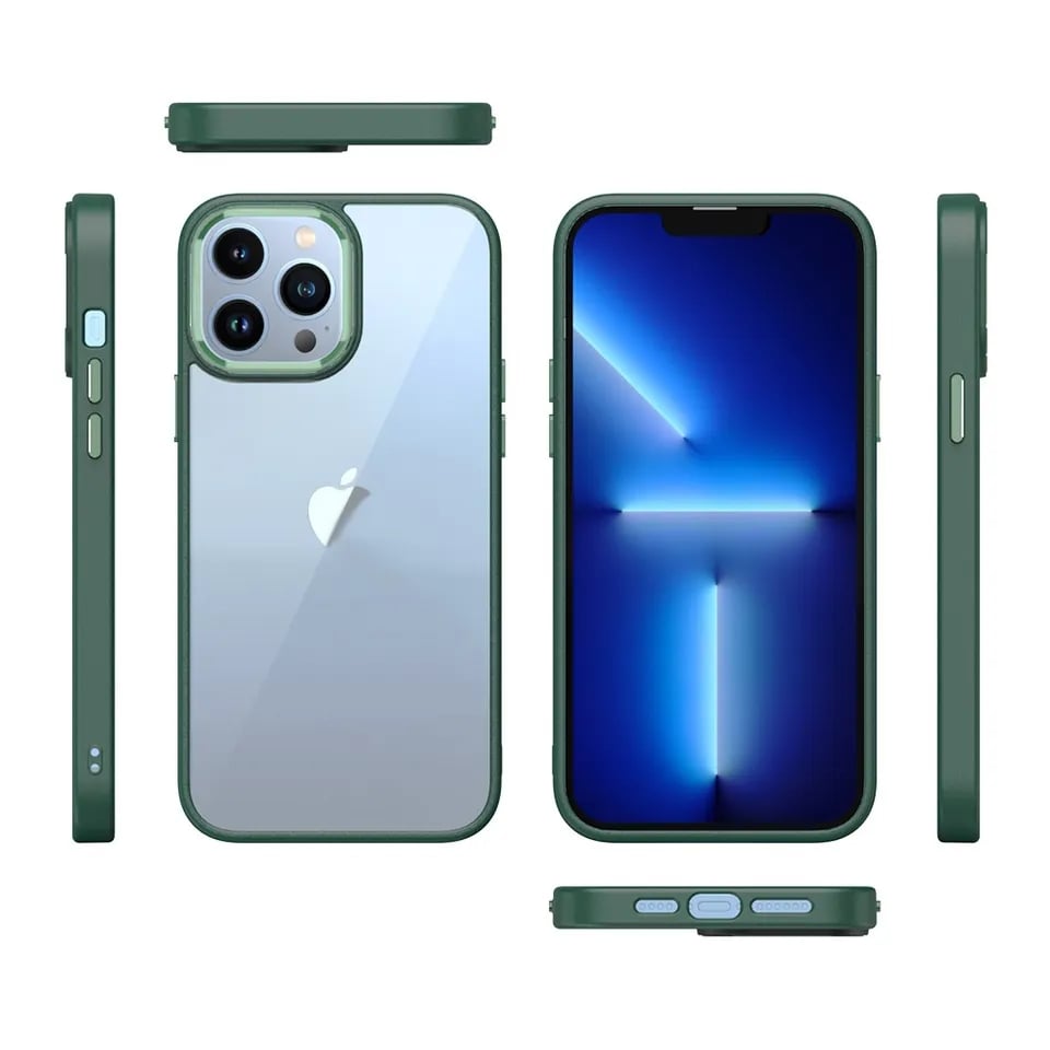 Shockproof Combo Acrylic Clear iPhone Case