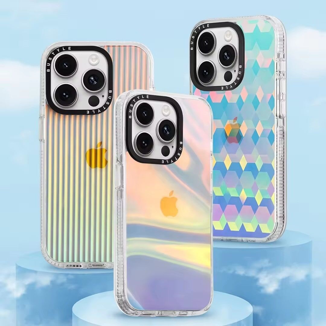 glossy detachable glorious hologram case