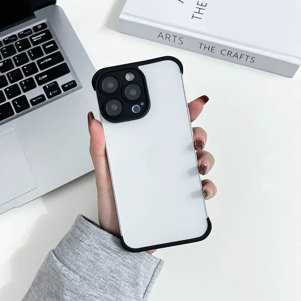 Real Bare Four Corner Protector For iPhone