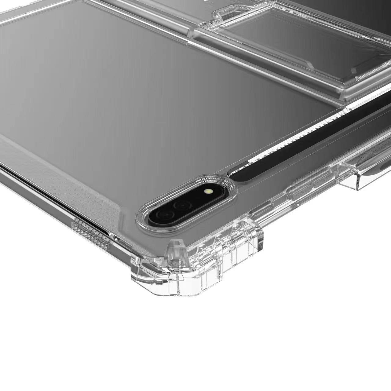 Clear Tablet Case with Kickstand Pencil Holder